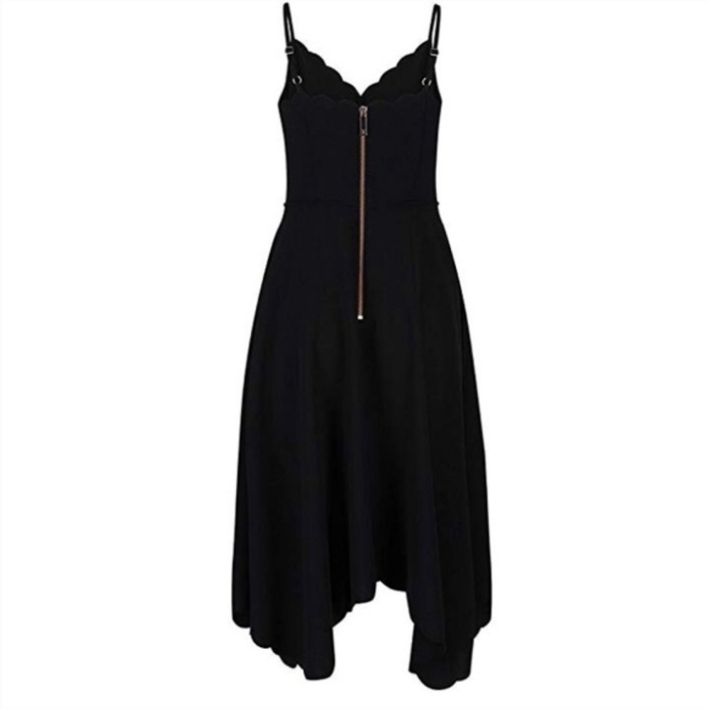 Ted Baker London Scallop Simbah Asymmetric Dress - Picture 4 of 12